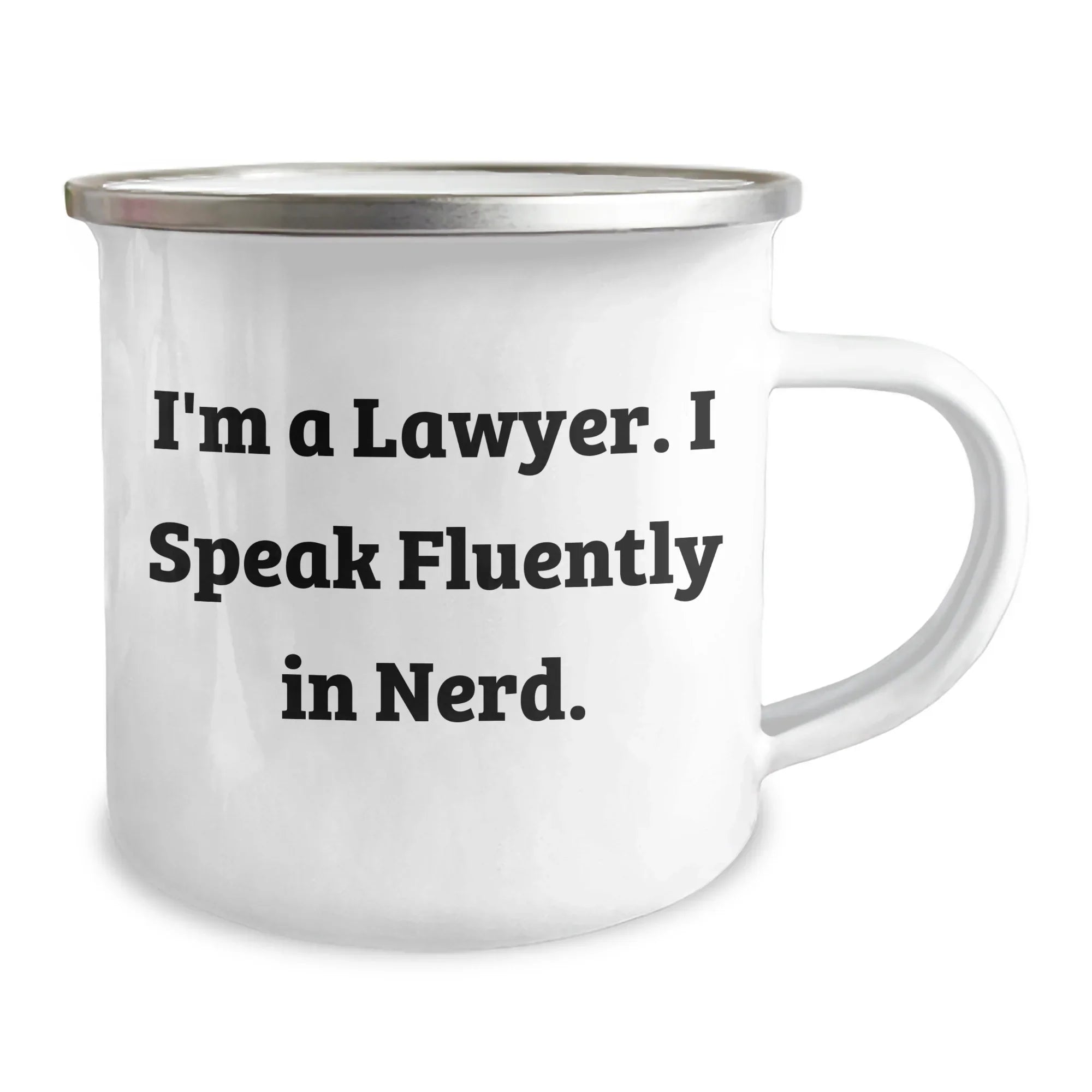 Funny Lawyer Gifts - I'm A Lawyer. I Speak Fluently In genius. - Mother's Day Unique Gifts from Men to Women, Coworkers, and Friends