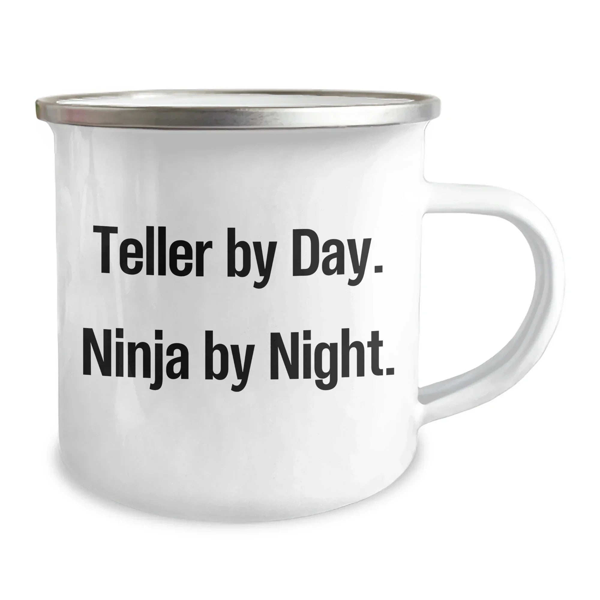 Teller By Day Funny Camping Mug, Gifts from Family to Teller, Unique Graduation Gifts for Men, 12 oz Stainless Steel