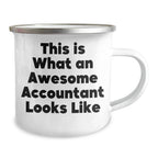 Funny Accountant Gifts Camping Mug This Is What An Awesome Accountant Looks Like Gifts from Friends for Accountant on Father's Day