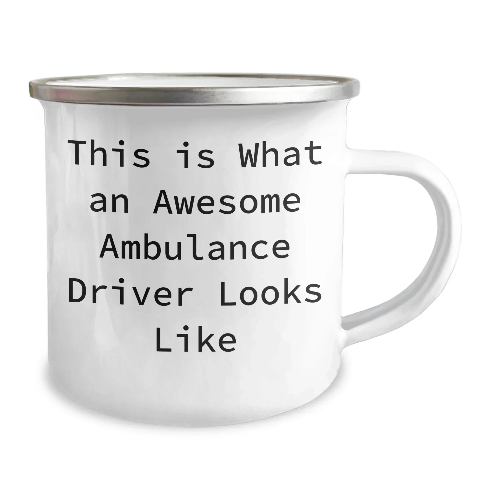 Funny Ambulance Driver Gifts from Men to Ambulance Driver for Father's Day Unique Camping Mug, This Is What An Awesome Ambulance Driver Looks Like, Ambulance Driver Quotes