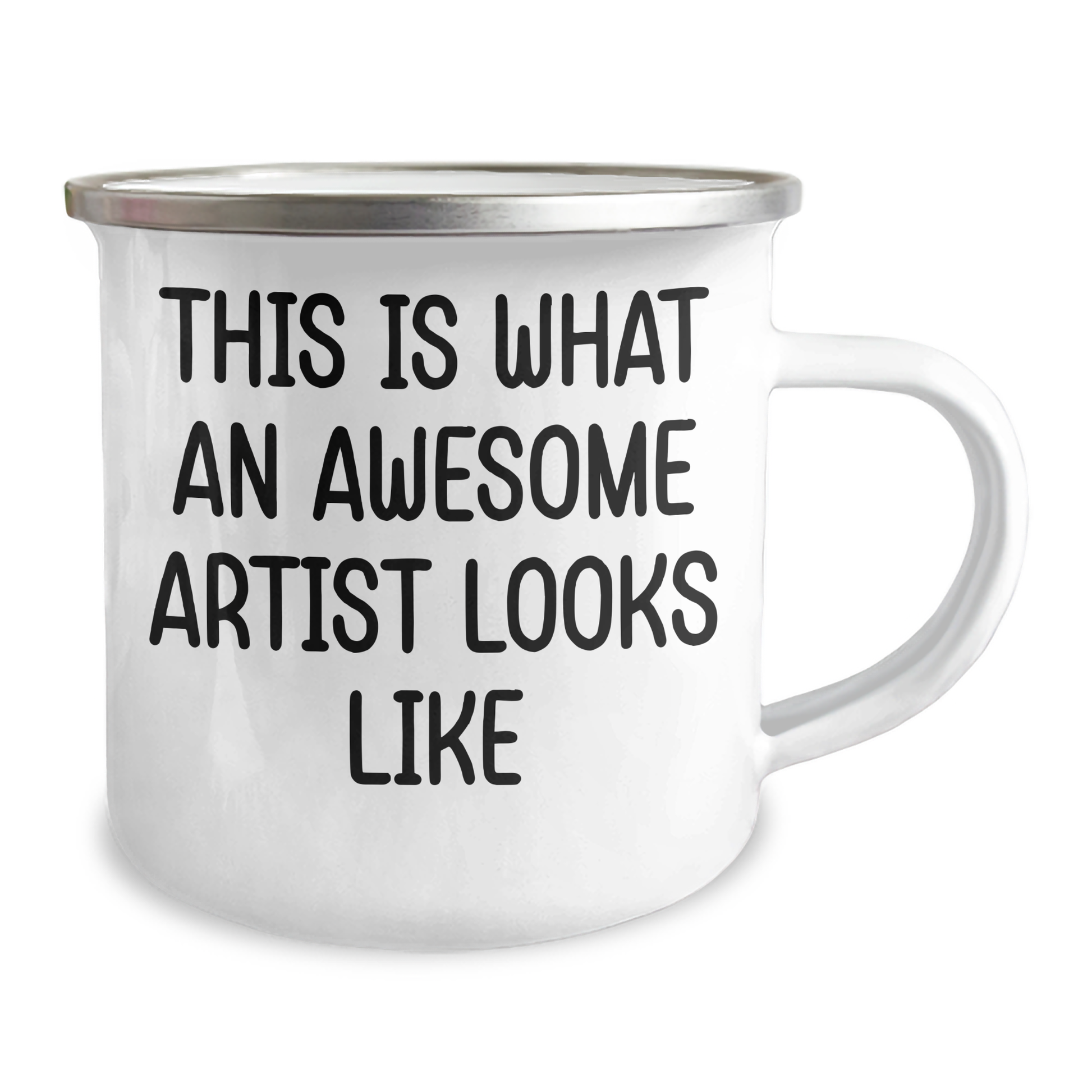 Funny Artist Quotes Camping Mug, Gifts from Friends for Awesome Artists on Father's Day - Image 2