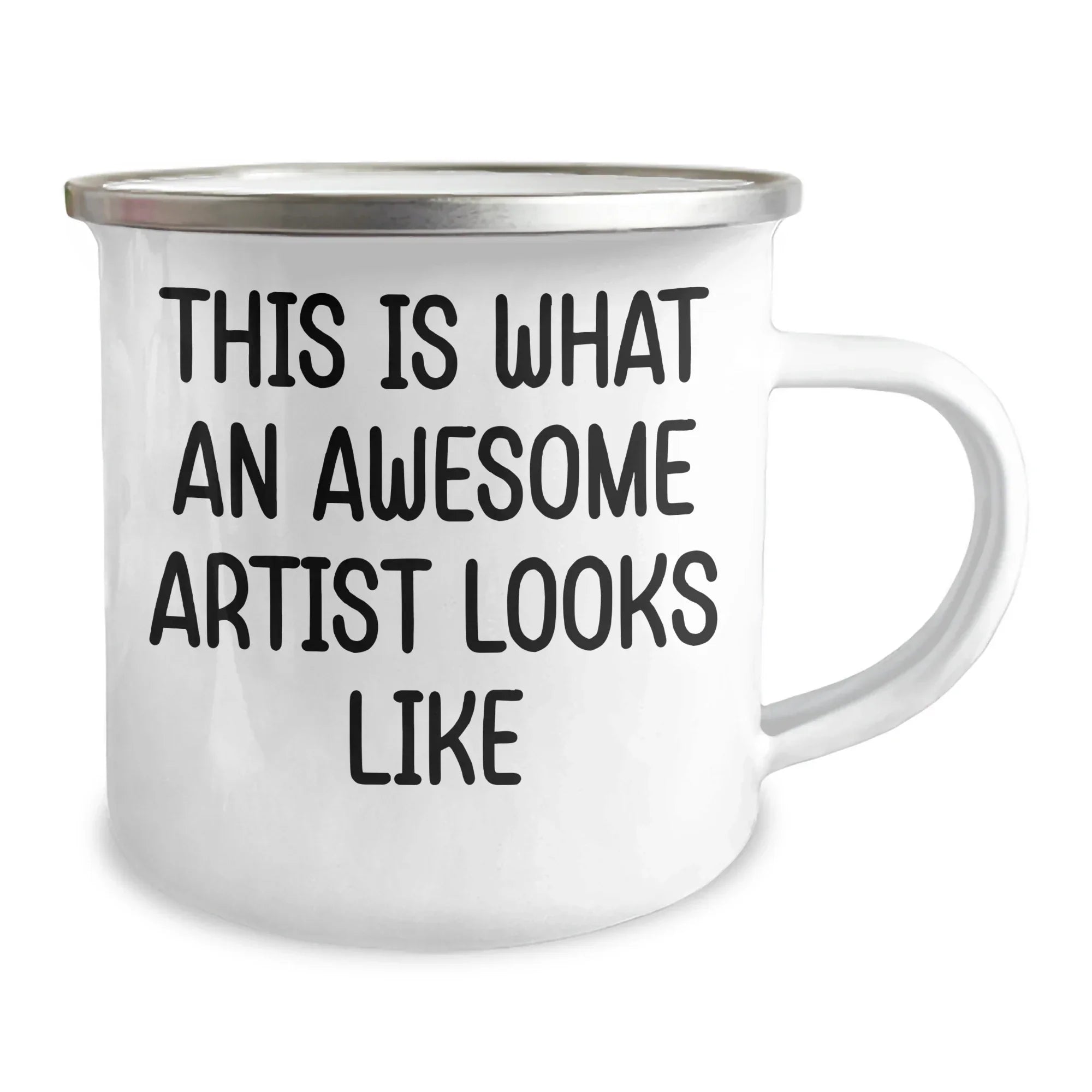 Funny Artist Quotes Camping Mug, Gifts from Friends for Awesome Artists on Father's Day