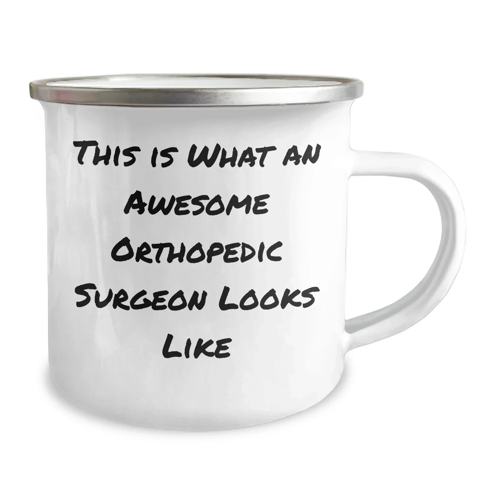Orthopedic Surgeon Camping Mug Gifts from Men to Orthopedic Surgeon, Funny Quote 'This Is What An Awesome Orthopedic Surgeon Looks Like', Father's Day Unique Gifts