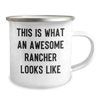 Gifts from Friends to Ranchers, This Is What Awesome Looks Like, Camping Mug for Father's Day