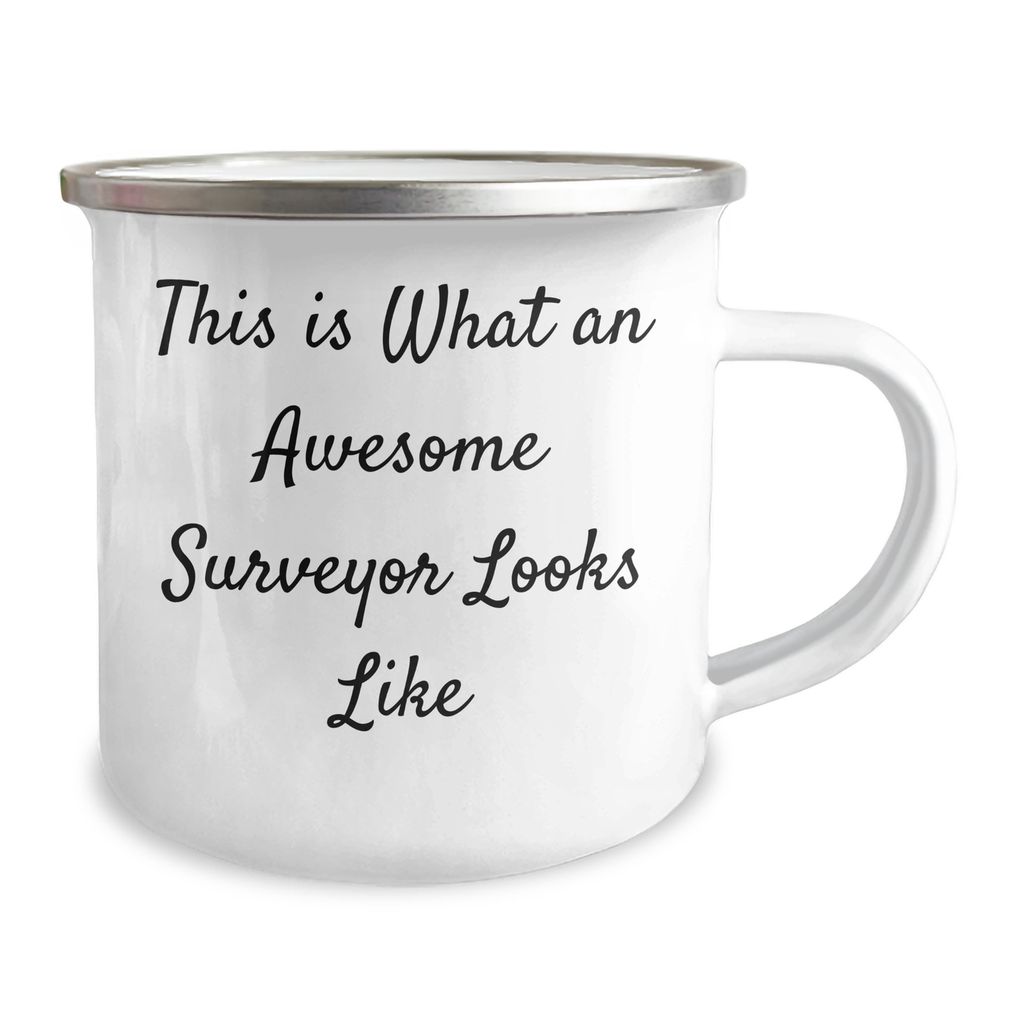 Funny Surveyor Gifts for Mom, Surveyor Camping Mug with Inspirational Quote, 'This Is What An Awesome Surveyor Looks Like', Gifts from Men to Surveyor Mom, Mother's Day Unique Gifts - Image 2