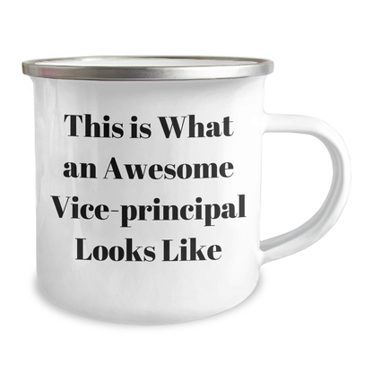 Vice-principal Gifts, Funny Quote Camping Mugs, Gifts from Men to Vice-principal, Perfect Father's Day Unique Gifts for Vice-principals - Image 2