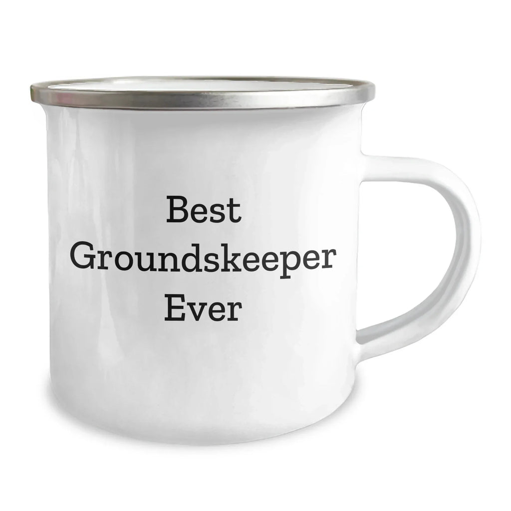 Funny groundskeeper Gifts - Best groundskeeper Ever Camping Mug, Gifts from Friends to groundskeeper