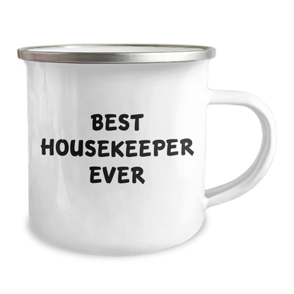 Funny Housekeeper Gifts from Friends, Best Housekeeper Ever Quote, Camping Mug, Mother's Day Unique Gifts for Her, Gifts from Family - Image 2
