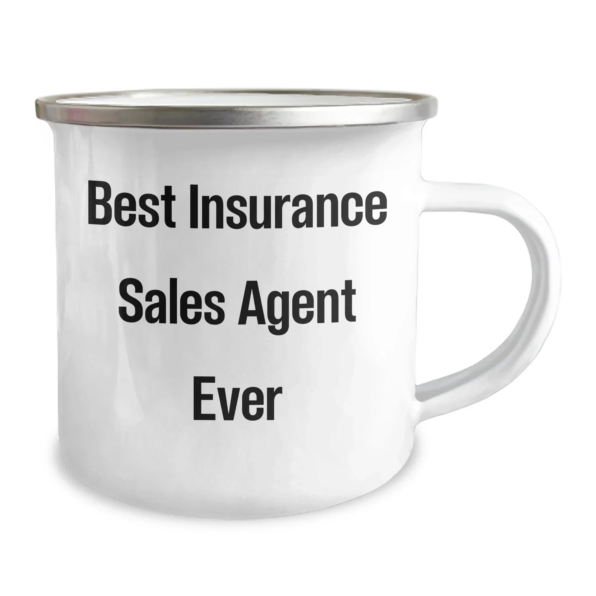 Insurance Sales Agent Gifts from Friends, Best Insurance Sales Agent Ever Quote, Graduation Unique Gifts, Camping Mug for Men, Women, Coworkers, Family