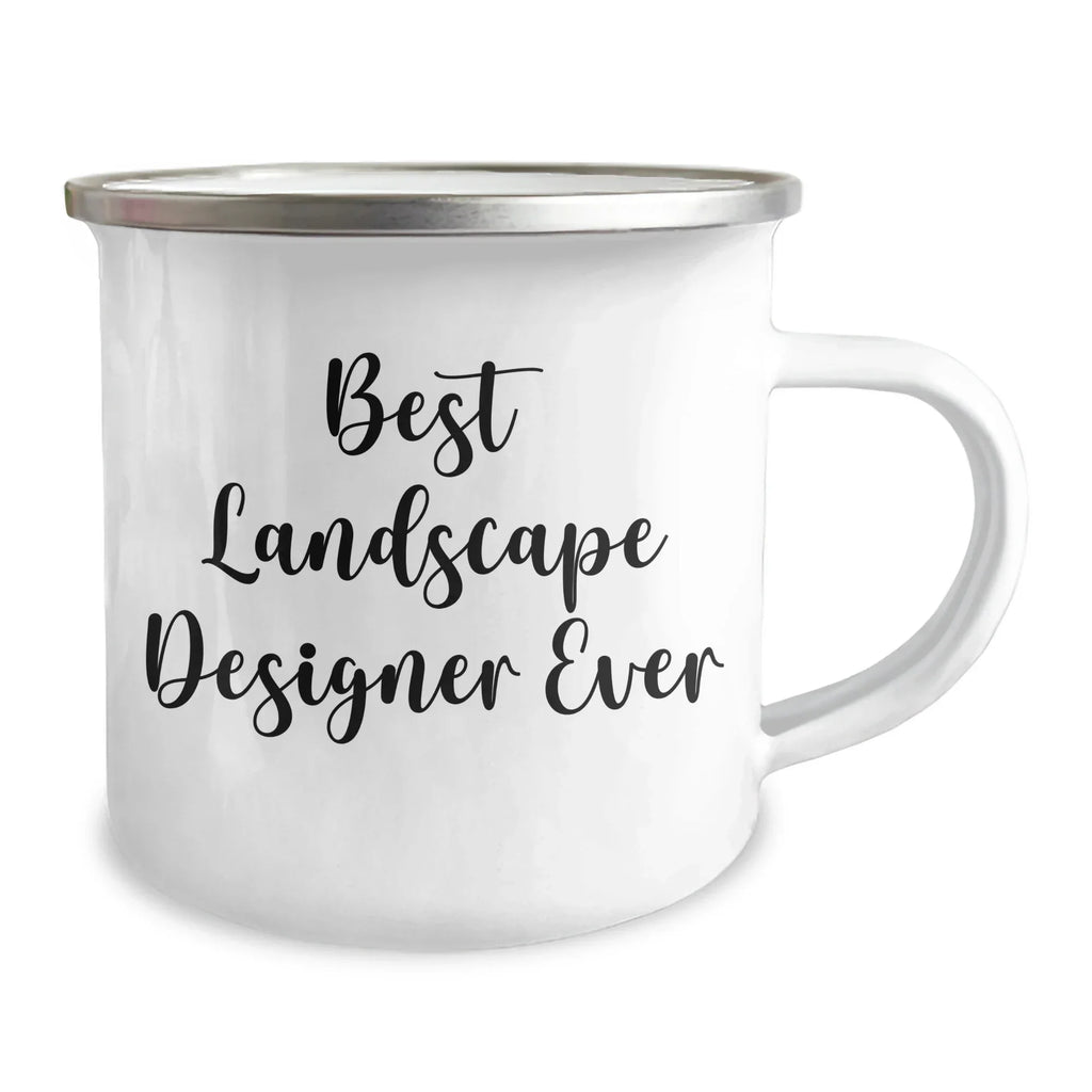 Funny Landscape Designer Gifts - Best Landscape Designer Ever Camping Mug for Mother's Day from Friends - Unique Gifts for Women or Men
