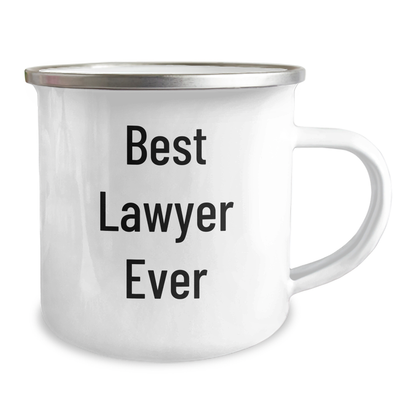 Funny Lawyer Gifts for Her, Best Lawyer Ever Quote, 12 oz Camping Mug for Mother's Day, Gifts from Friends - Image 2