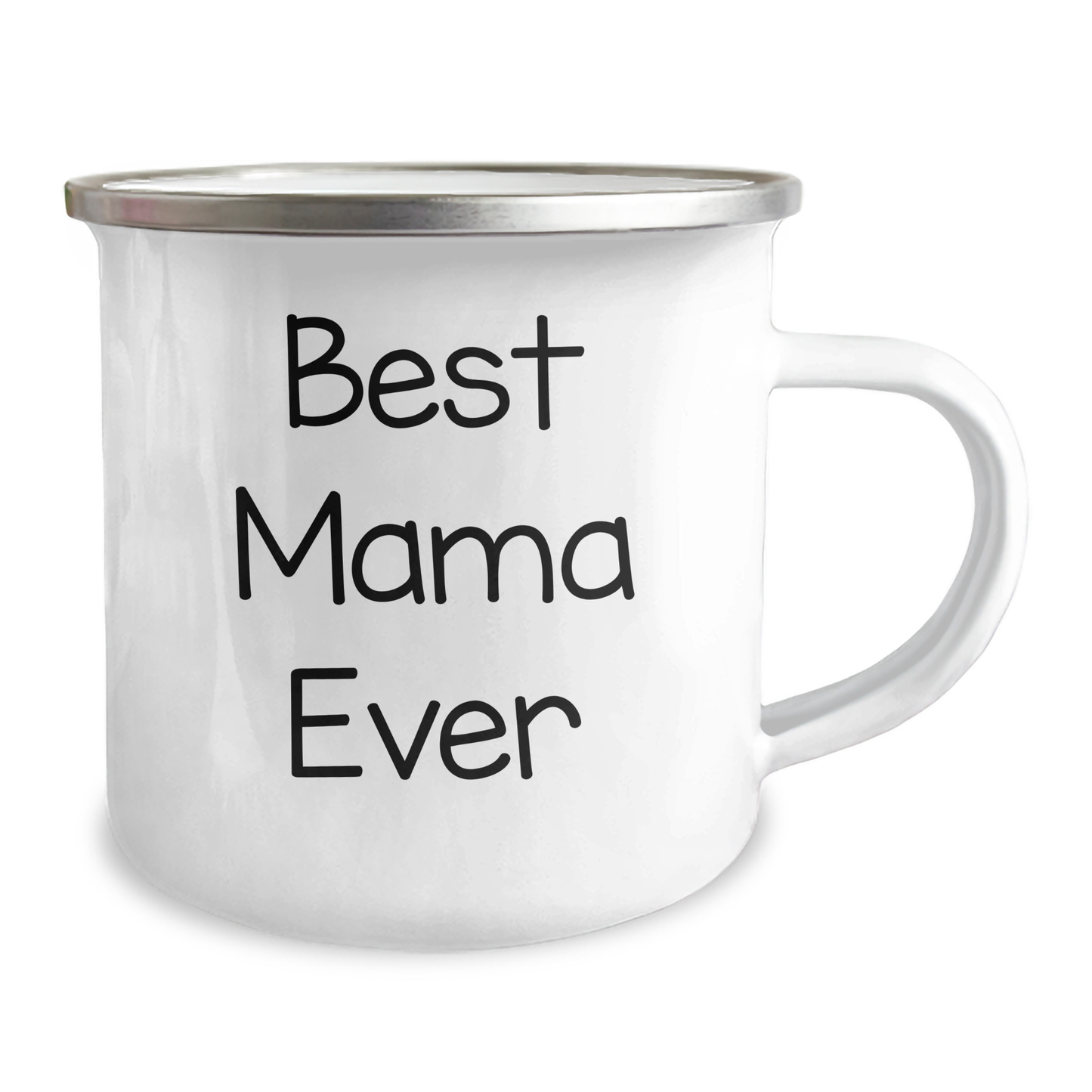 Funny Mama Camping Mug for Dad - 'Best Mama Ever' Quote, Unique Gifts from Men to Mama, Perfect for Father's Day - Image 2