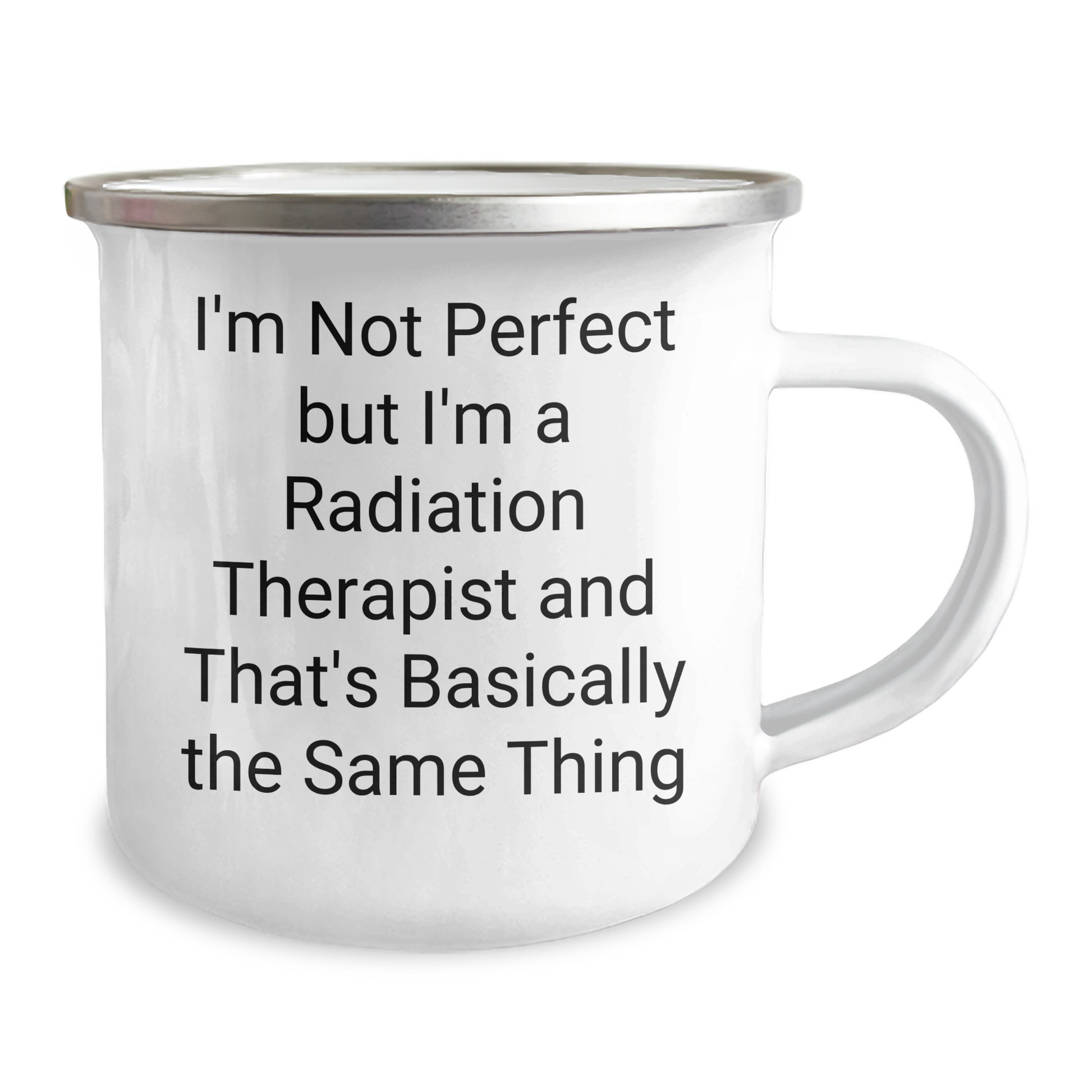 Funny Radiation Therapist Gifts, Inspirational Quote Mugs, Gifts from Friends for Radiation Therapist Graduation, 12 oz Camping Mug - Image 2