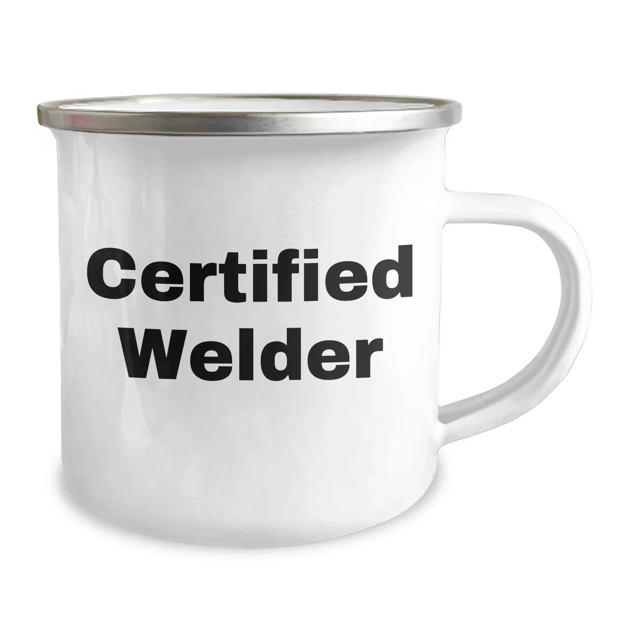 Welder Gifts: Funny 'Certified Welder' Camping Mug for Father's Day from Men to Friends