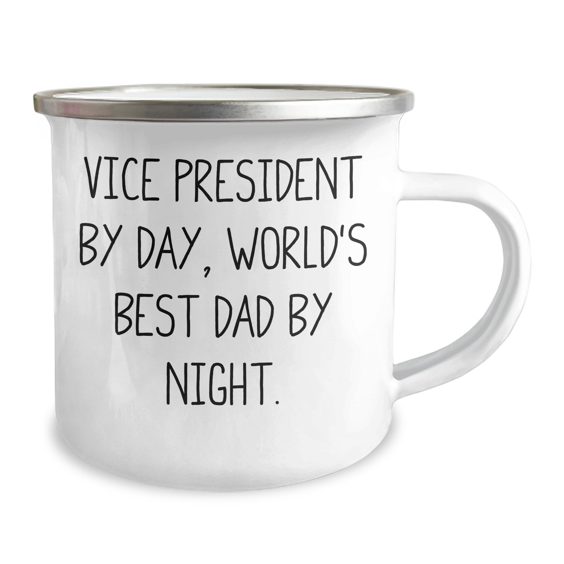 Vice President Gifts, Funny Quote, Camping Mug for World's Best Dad, Father's Day Unique Gifts from Family - Image 2