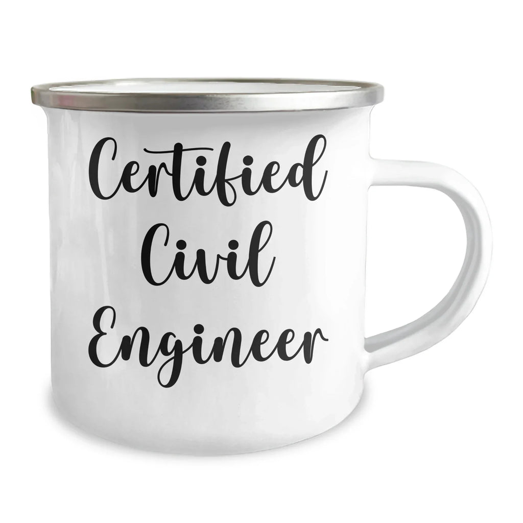 Funny Civil Engineer Gifts from Men to Civil Engineer Friends, Camping Mug for Father's Day