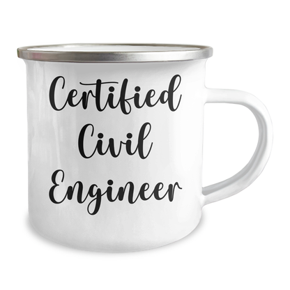 Funny Civil Engineer Gifts from Men to Civil Engineer Friends, Camping Mug for Father's Day - Image 2