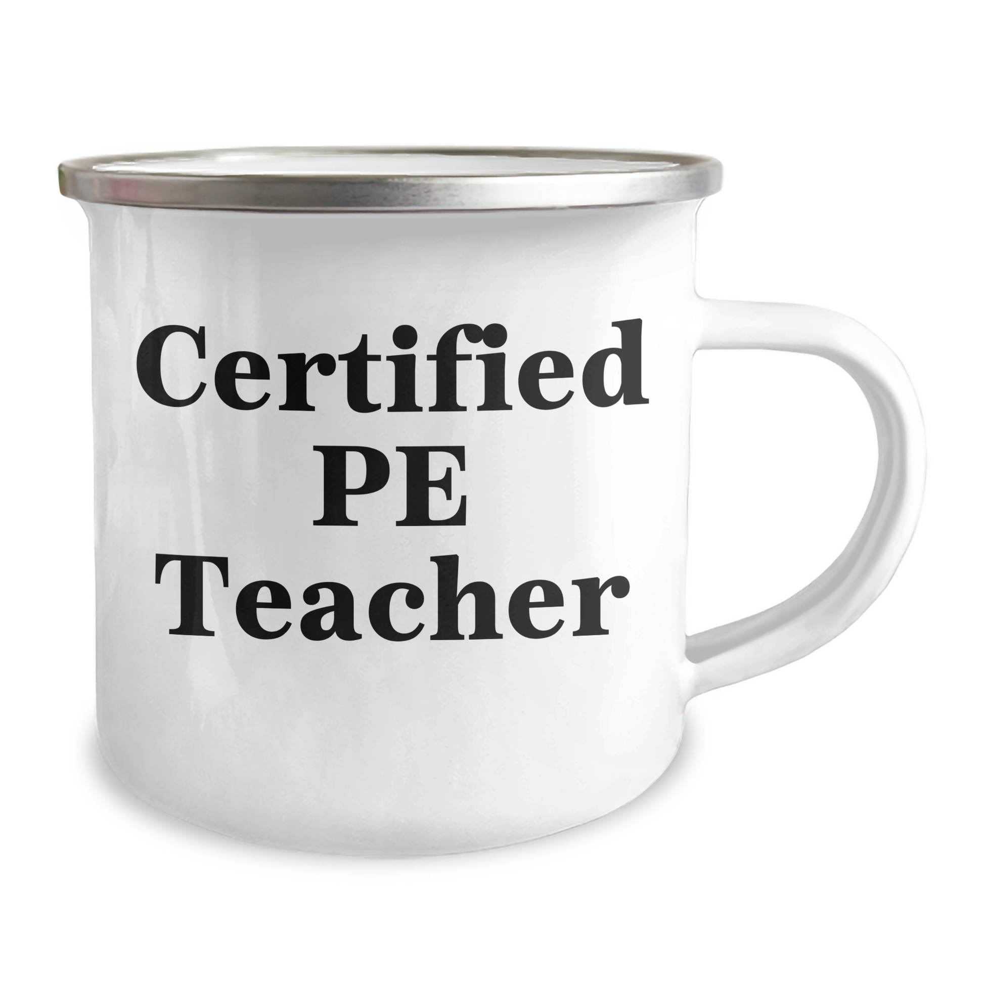 Funny Certified PE Teacher Gifts for Dad - PE Teacher Camping Mug for Father's Day, Gifts from Men, Gifts for PE Teacher - Image 2