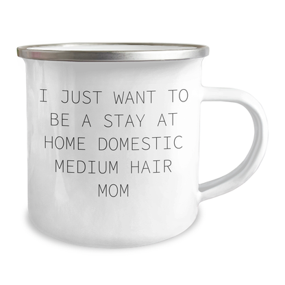 Domestic Medium Hair Cat Mom Gifts, Funny Quote Camping Mug for Dad, Gifts from Mom to Men, Perfect Father's Day Unique Gifts for Family - Image 2