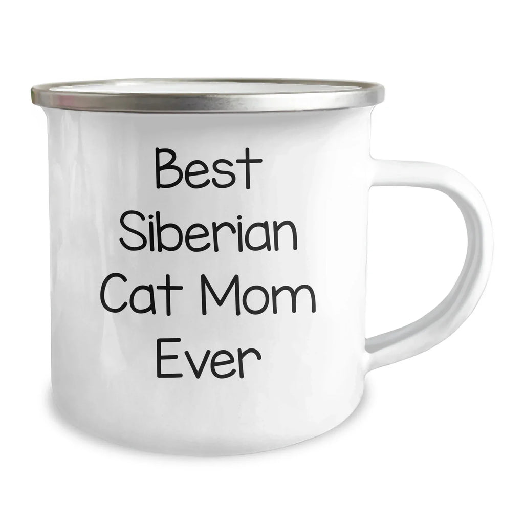 Siberian Cat Mom Gifts for Men, Funny Camping Mug with Best Quotes, Unique Father's Day Unique Gifts from Family, Best for Siberian Cat Enthusiasts