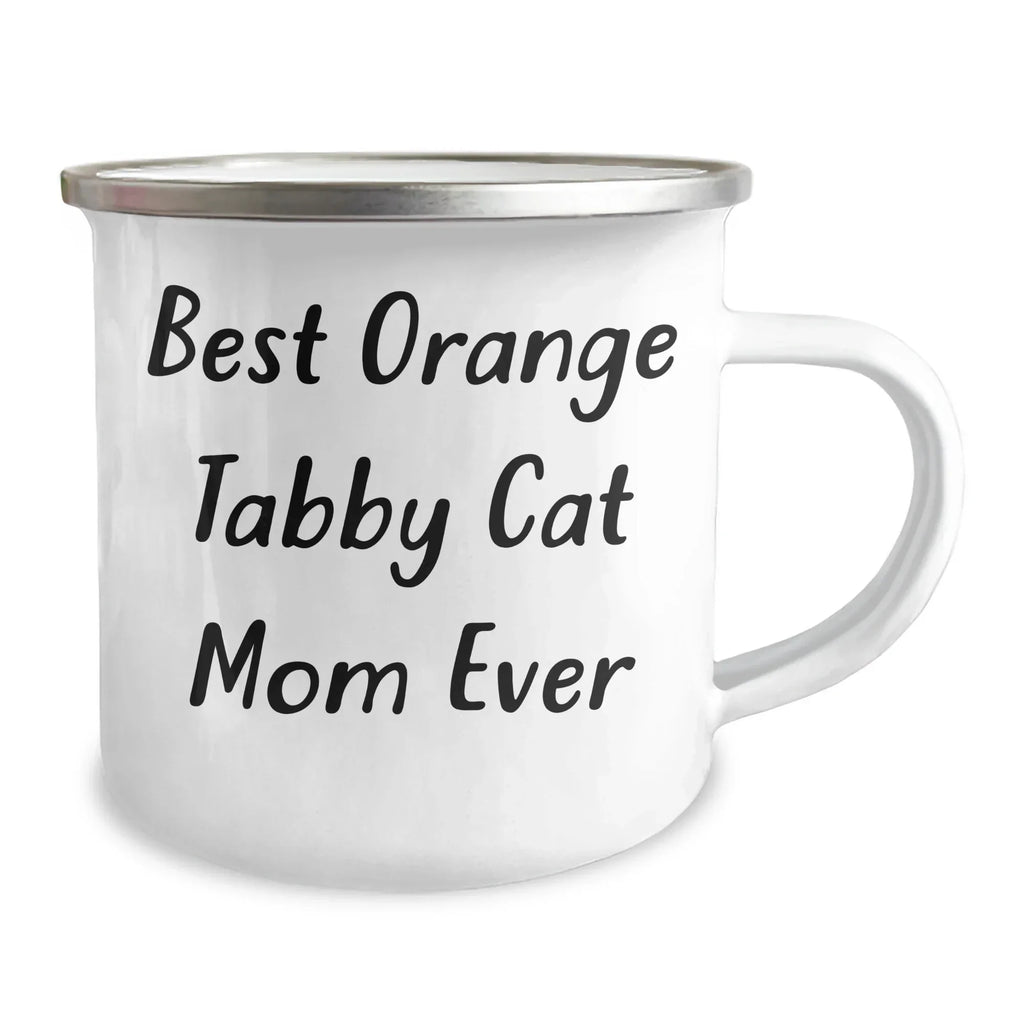Best Orange Tabby Cat Mom Ever, Funny Camping Mug Gifts from Friends to Family, Orange Tabby Cat Gifts for Men, Orange Tabby Cat Lovers, Father's Day Unique Gifts