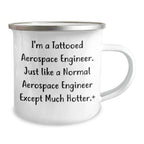 Aerospace Engineer Gifts for Her - Funny Camping Mug from Friends - Mother's Day Unique Gifts for Women