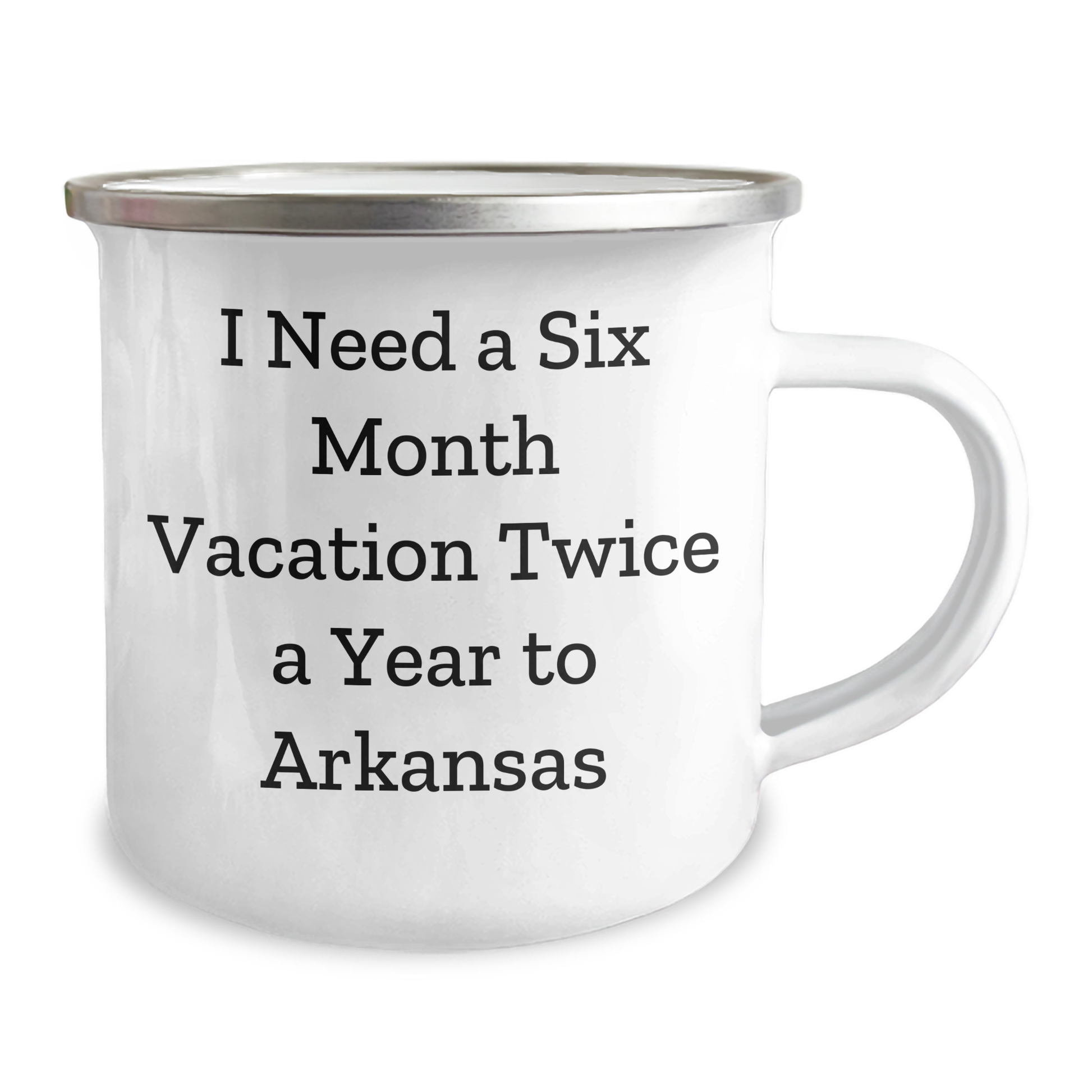 Arkansas Enthusiast Gifts, Funny Quote, 12 oz Camping Mug for Graduation, Gifts from Family to Friends - Image 2