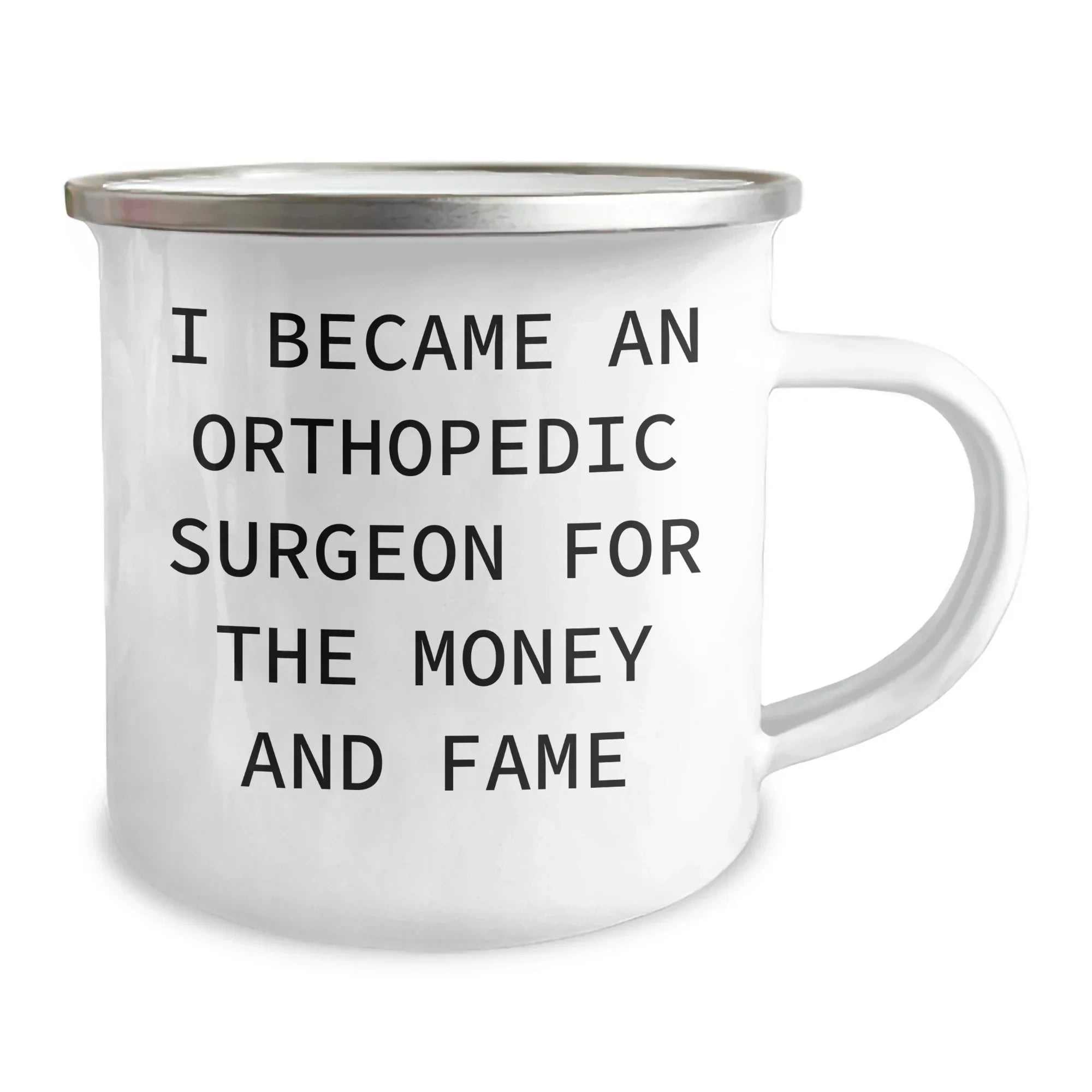 Orthopedic Surgeon Funny Quote Camping Mug Gifts from Family to Orthopedic Surgeon on Mother's Day