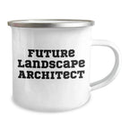 Funny Future Landscape Architect Gifts from Mom, Unique Camping Mug for Mother's Day