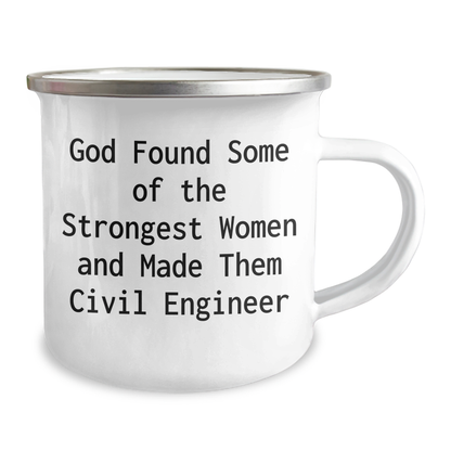 Civil Engineer Gifts Funny Quote Camping Mug, Gifts from Friends, Gifts for Civil Engineer Graduation - Image 2