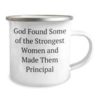 Funny Principal Gifts from Friends, Unique Graduation Mugs for Her with Inspirational Quote, Stainless Steel with Enamel Finish, 12 oz Capacity