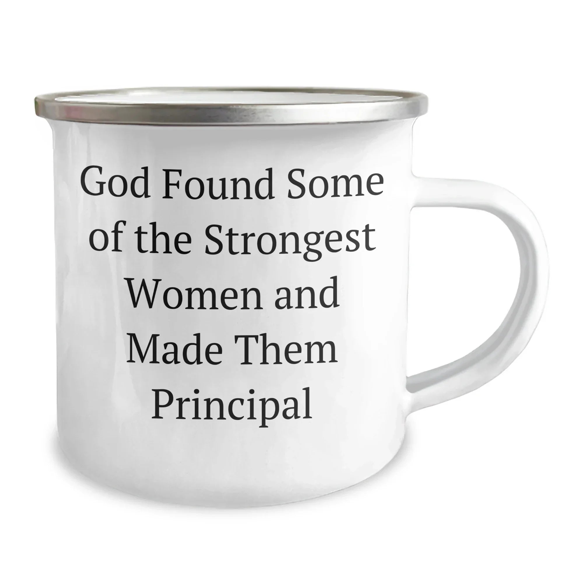 Funny Principal Gifts from Friends, Unique Graduation Mugs for Her with Inspirational Quote, Stainless Steel with Enamel Finish, 12 oz Capacity