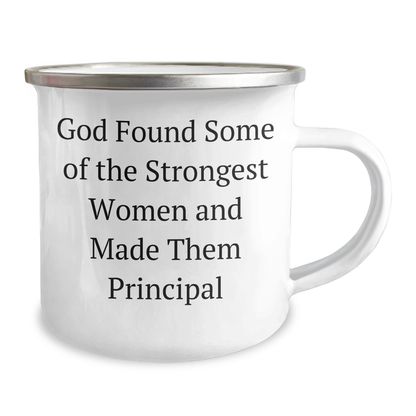 Funny Principal Gifts from Friends, Unique Graduation Mugs for Her with Inspirational Quote, Stainless Steel with Enamel Finish, 12 oz Capacity - Image 2