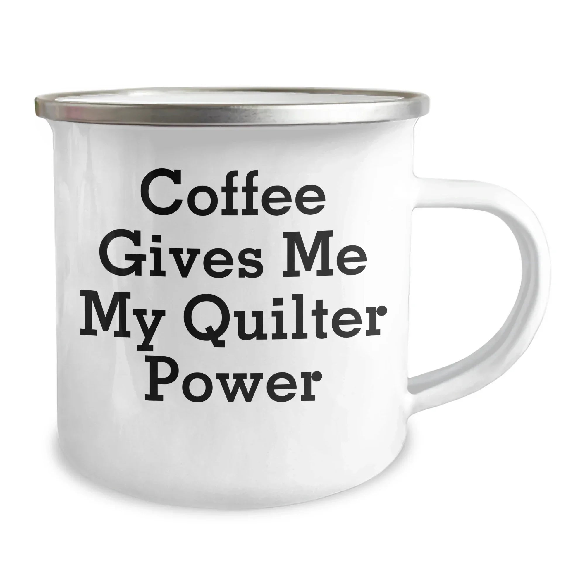 Funny Quilter Gifts from Friends, Quilter Power Mug for Graduation, Coffee Lovers' Unique Gifts
