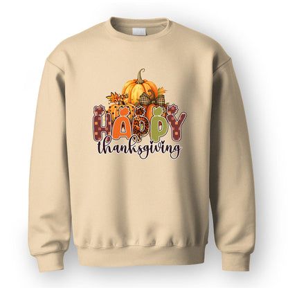 Happy Thanksgiving Festive Holiday Sweatshirt - Mallard Moon Gift Shop