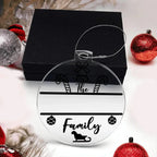 Candy Cane Personalized Acrylic Keepsake Ornament