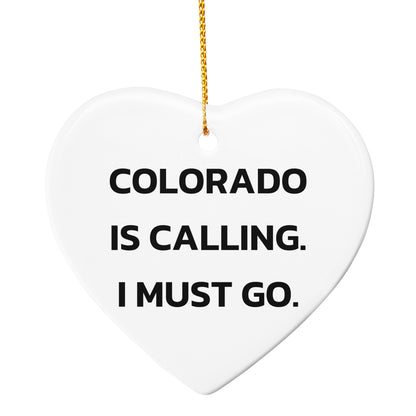 Colorado Christmas Ornament Gifts Colorado Is Calling. I Must Go
