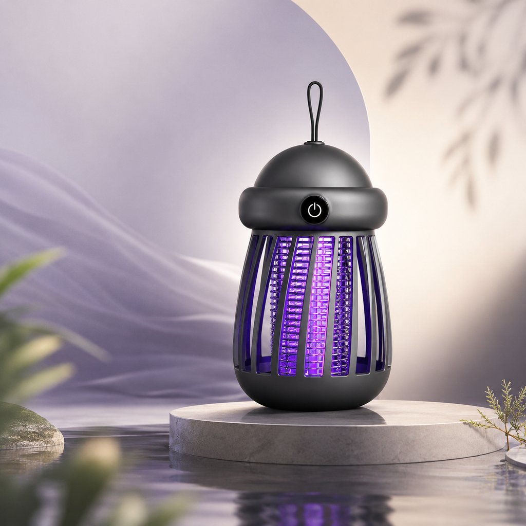 Mosquito Killer Lamp USB Rechargeable – 360° Insect Trap & Electric Bug Zapper for Indoor & Outdoor Use