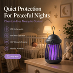 Mosquito Killer Lamp USB Rechargeable – 360° Insect Trap & Electric Bug Zapper for Indoor & Outdoor Use