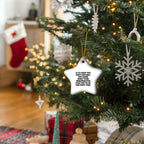 Chiropractor Funny Star Ornament for Christmas, If At First You Don't Succeed, Try Doing What Your Chiropractor Told You To Do The First Time