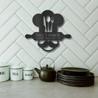 Personalized Diner Metal Wall Art: Where Every Meal is Your Signature Dish