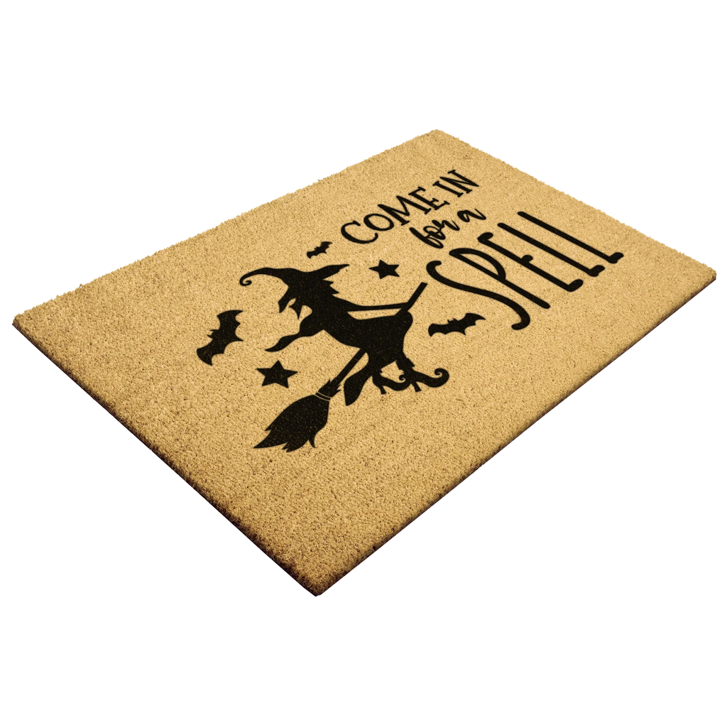 Come In for a Spell Doormat – Witch Halloween Outdoor Coir Mat Décor