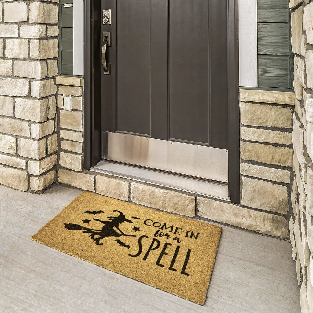Come In for a Spell Doormat – Witch Halloween Outdoor Coir Mat Décor