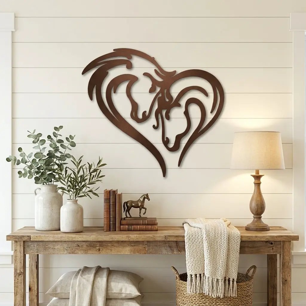 Horse Love Steel Wall Sign