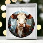 Cow Acrylic Keepsake Ornament
