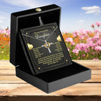 Daughter Gift for Birthday, Christmas, Graduation - Proud of You - Beautiful Reflection Cross Pendant Necklace