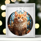 Cute Kitten Acrylic Keepsake Ornament