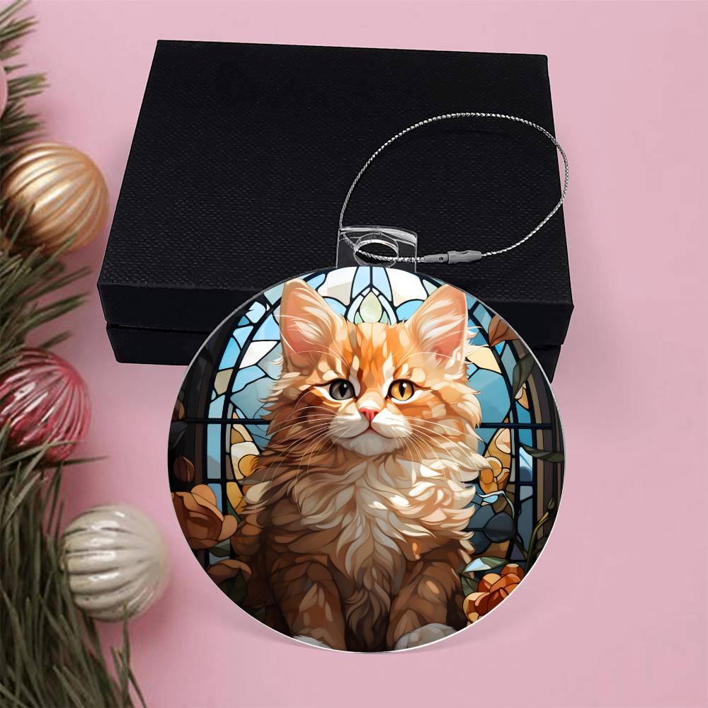 Cute Kitten Acrylic Keepsake Ornament