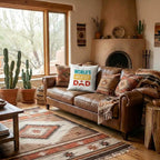 Gift for Dad World's Greatest Dad Indoor Outdoor Pillow