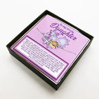 To My Lovely Daughter – Expand Your Wings and Fly – Sunflower Bracelet Gift with Message Card